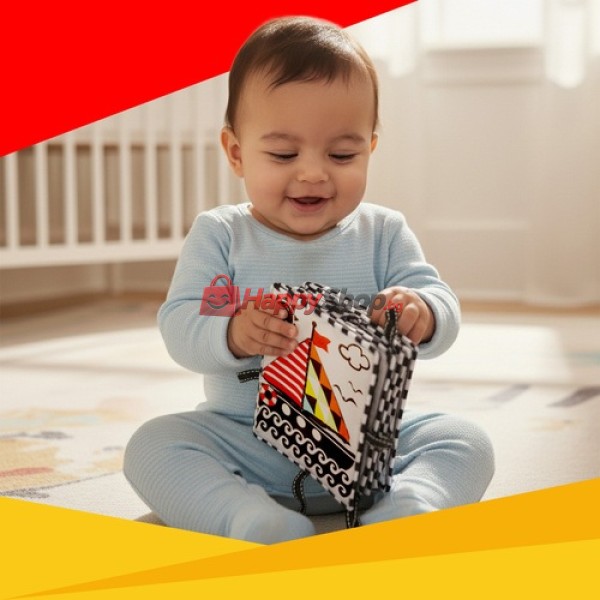 Сензорна книга, контрастна играчка за бебета